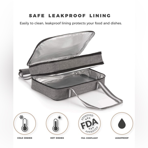 Simply Home Plus Insulated Expendable Double Hot or Cold Food Holder - Picture 5 of 9